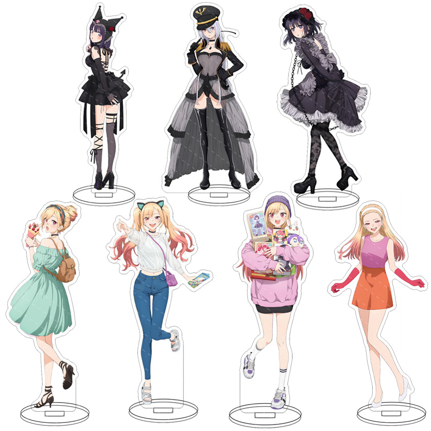 Anime Merchandise Collection - 16 センチメートルアニメアクリルスタンド私のドレスアップダーリン北川マリン伊豆佐久奈伊豆真珠コスフィギュア装飾品絶妙なギフト