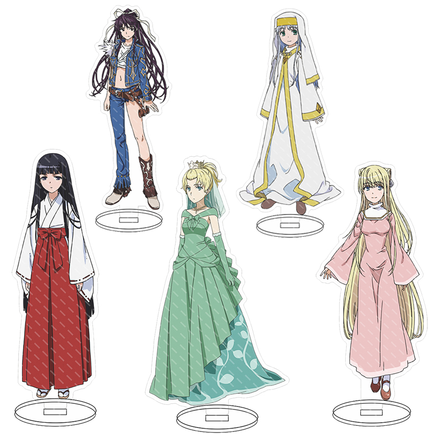 Anime Merchandise Collection - 16 センチメートルアニメアクリルスタンドとある魔術の禁書目録神代トウマインデックス御坂美琴アクセルコスフィギュア装飾品ギフト