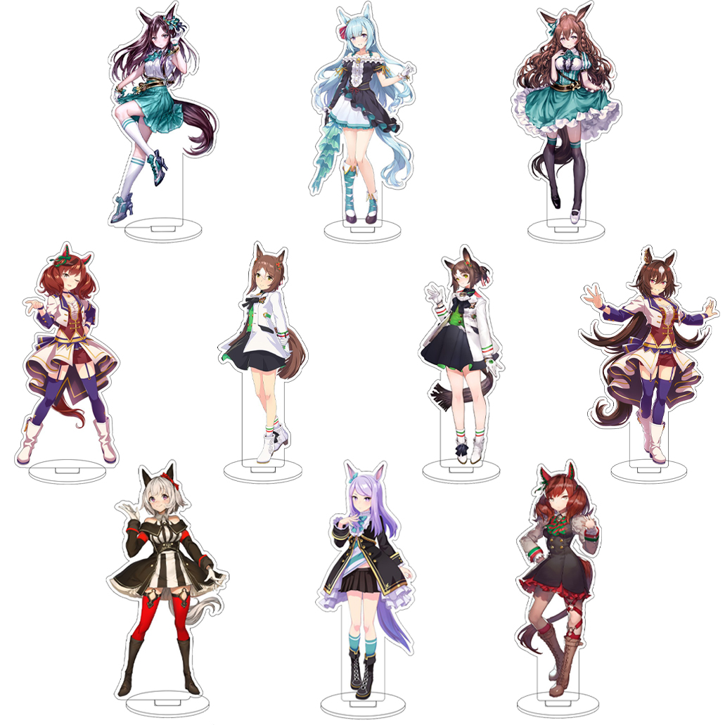 Anime Merchandise Collection - 16 センチメートルアニメゲームプリティーダービーゴールドシップウォッカダイワスカーレットナイスネイチャーミスター C.B Cos アクリルフィギュアスタンド装飾品ギフト