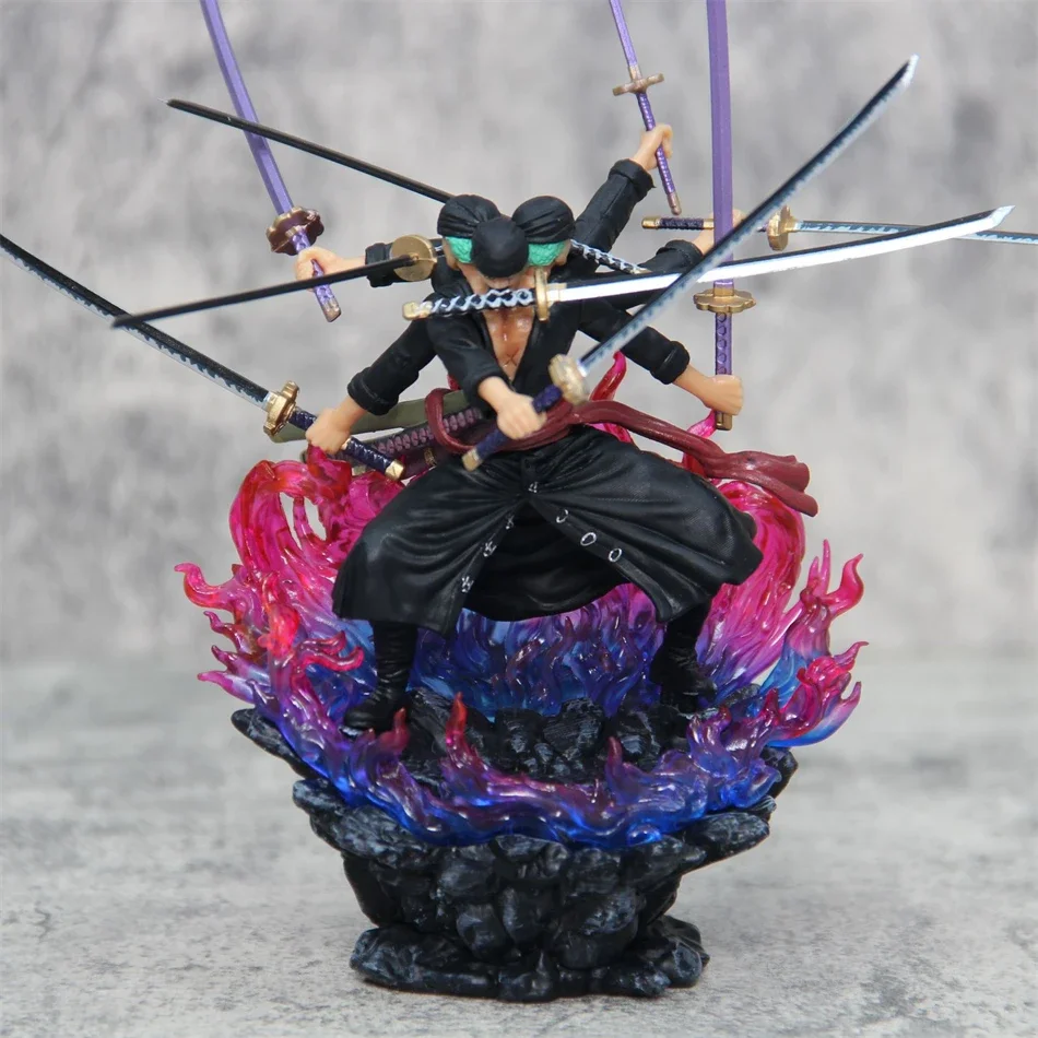 Anime One Piece Merchandise - ワンピース ゾロ アクションフィギュア アニメ フィギュア 阿修羅