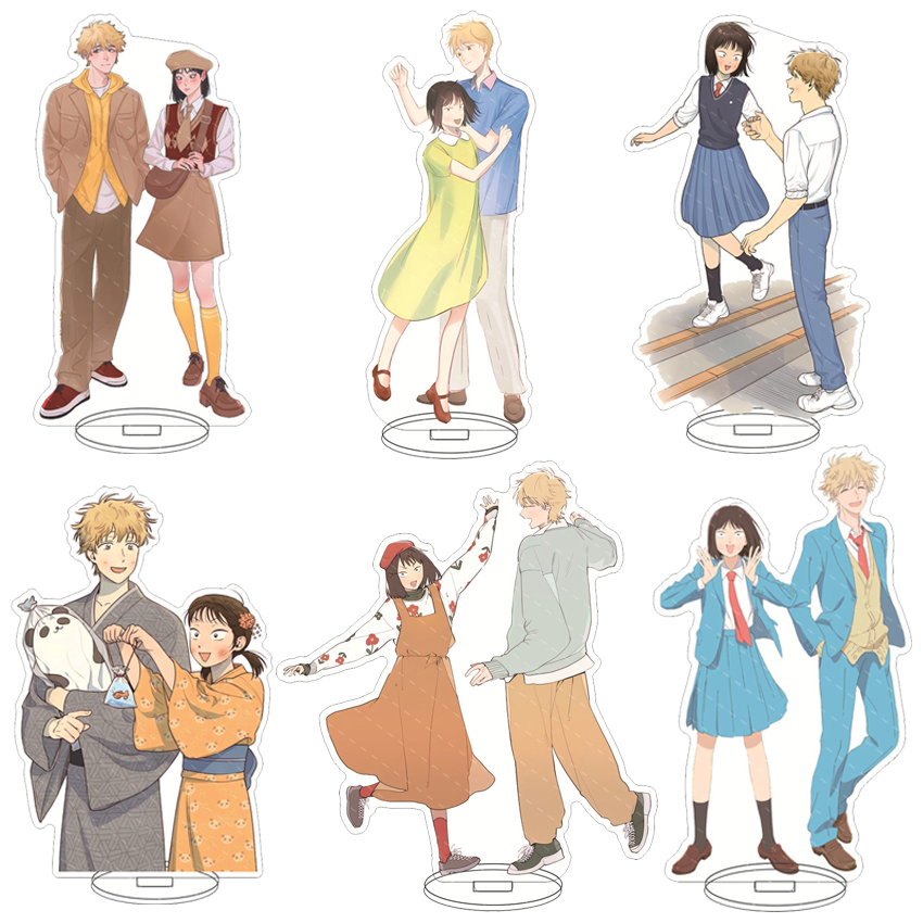 Anime Merchandise Collection - 16CM アニメアクリルスタンド ‌ スキップ・アンド・ローファー 岩倉美智美 沙間宗介