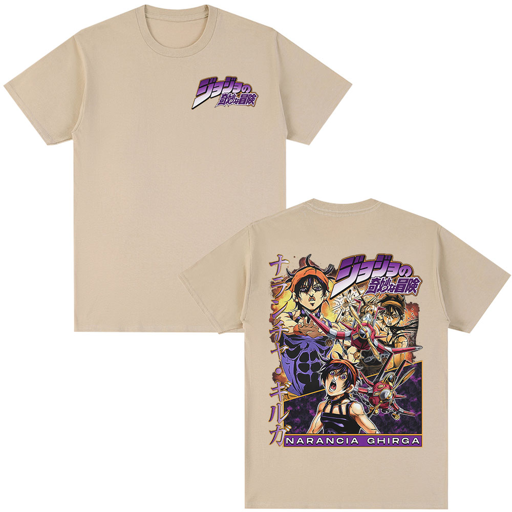 2026 新しいホット夏アニメジョジョの奇妙な冒険 Tシャツ - Anime Merchandise Store Japan のレビューと価格