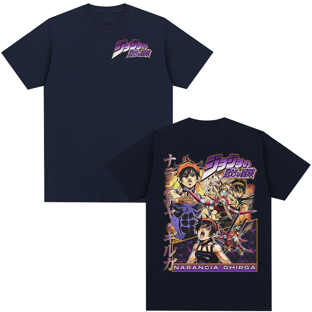 2026 新しいホット夏アニメジョジョの奇妙な冒険 Tシャツ - Anime Merchandise Store Japan のレビューと価格
