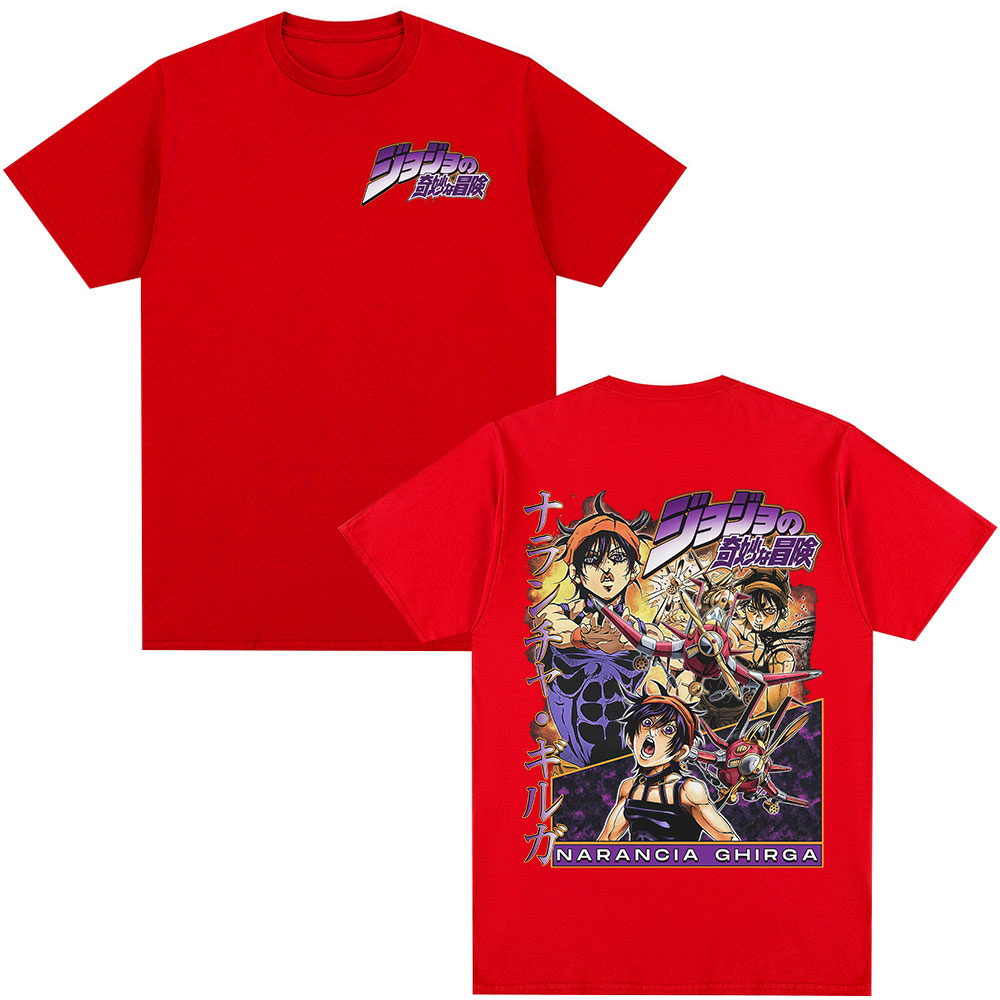 2026 新しいホット夏アニメジョジョの奇妙な冒険 Tシャツ - Anime Merchandise Store Japan のレビューと価格