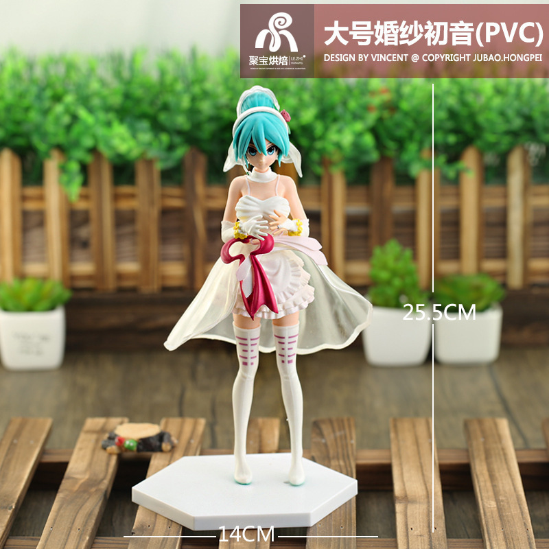 初音ミクフィギュアアニメ人形ウサギの耳付きかわいいデスクトッ - Anime Merchandise Figures のレビューと価格