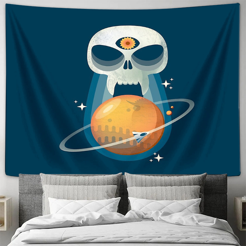 宇宙銀河タペストリー星雲宇宙月星天体家の装飾壁掛け寮の部屋美 - Wall Scroll Tapestry のレビューと価格