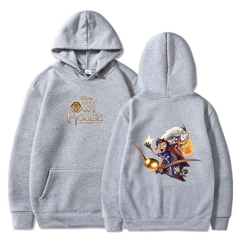 男性と女性のためのフクロウの家のパーカー,フード付きセーター - Anime Merch Hoodie のレビューと価格