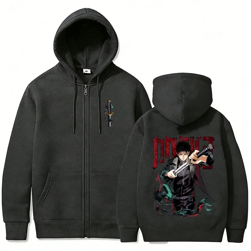 アニメカグラバチちひろ洛下商品ジッパーパーカー男性女性マンガ - Anime Merch Hoodie のレビューと価格