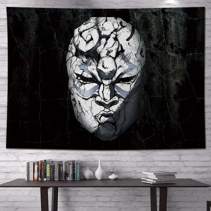 新しいアニメジョタロタペストリー壁掛け背景装飾寮寝室リビング - Wall Scroll Tapestry のレビューと価格