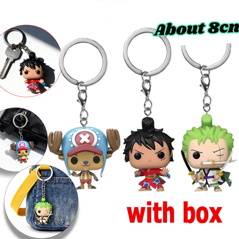アニメワノ国フィギュアキーホルダー ルフィ ロロノア・ゾロ  - Anime One Piece Merchandise のレビューと価格